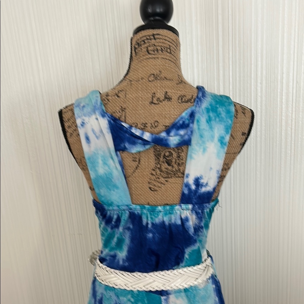 Blue Tie-Dye Jumpsuit - Picture 7 of 13